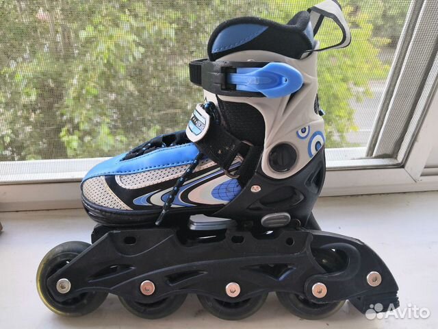 Ролики + коньки раздвижные р 29-32