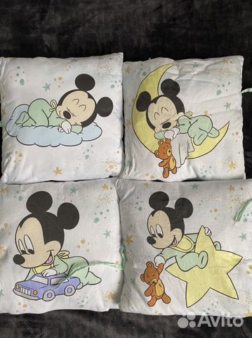 Бортики подушки в кроватку