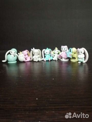 Фигурки зайки piglette из шоколадных яиц