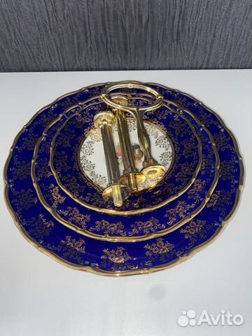 Сервиз кобальт Этажерка мэри-энн Leander