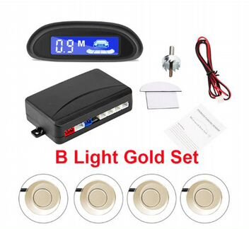 Комплект парктроник 4 датчика Золото