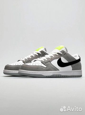 nike sb dunk low white and grey