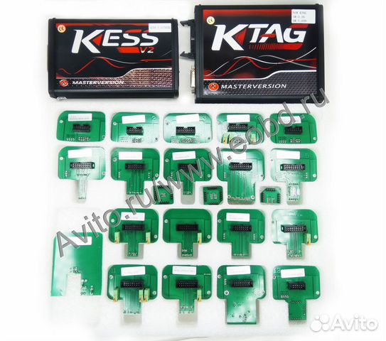 Kess + K-Tag + переходники (комплект)
