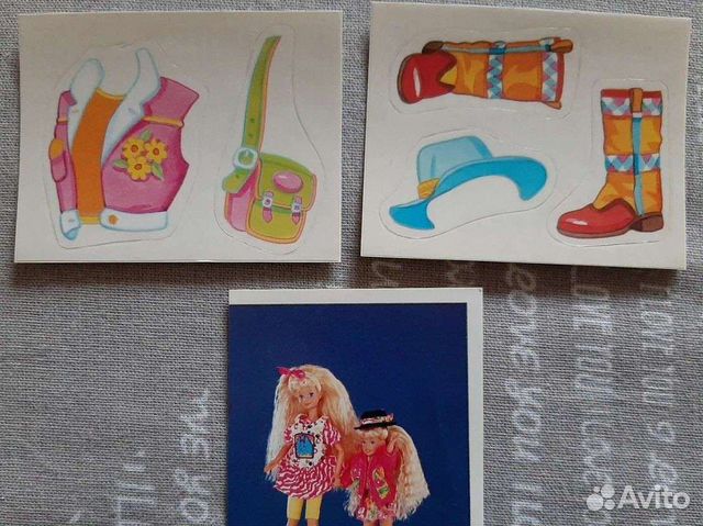 Наклейки Барби для альбомов Panini