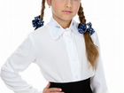 Школьная блузка для девочки р 140(новая)