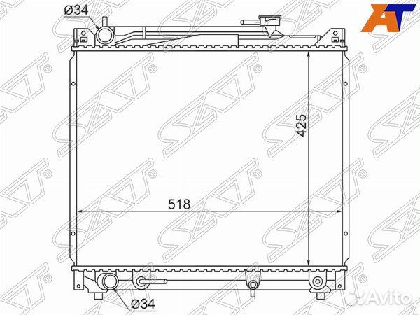 Радиатор suzuki grand vitara XL-7