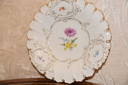 Тарелка декоративная Meissen (Мейсен)