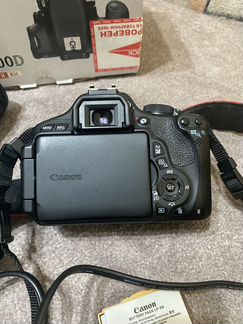 Canon eos 600D kit EF-S 18-55Is ll
