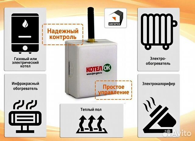GSM модуль регулятор для котла Котел.ок