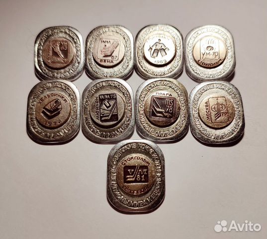 Значки хоккей