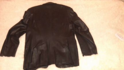 Кожаный пиджак мужской 48-50
