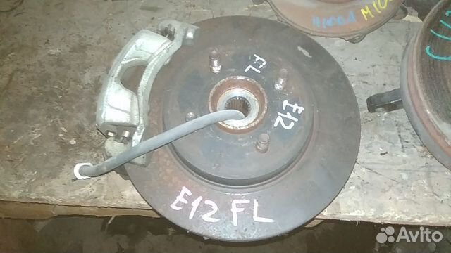 Ступица передняя левая на nissan note E12 HR12