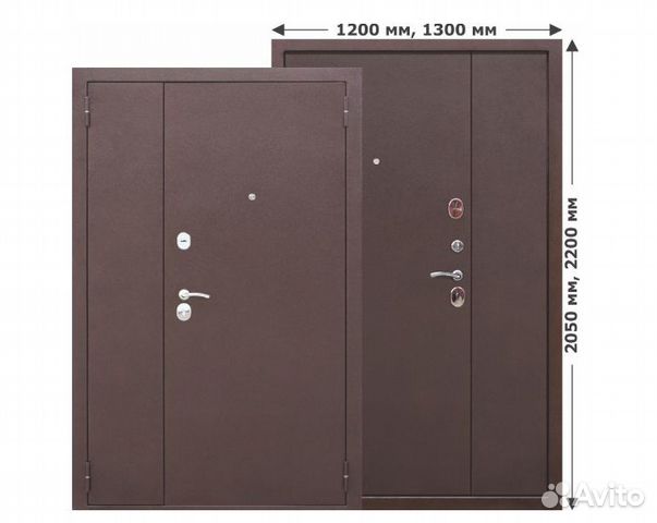 Дверь входная не стандартная