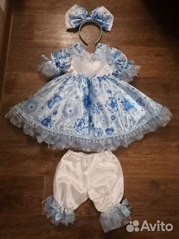 Новогодний карнавальный костюм Мальвины