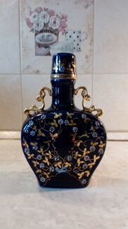 Штоф-графин, кобальт Городница