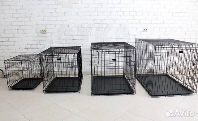 Клетка клетки вольеры для собак Новые Двухдверные