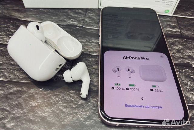 Airpods Pro 2 с регулировкой громкости Airoha