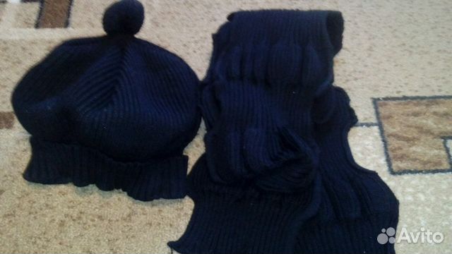 Шарф и шапка женская