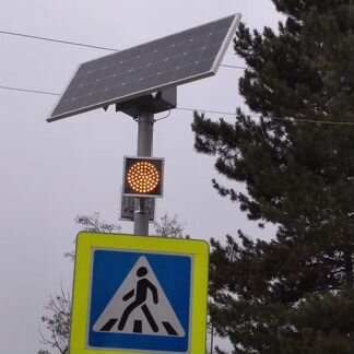 Автономный светильник на солнечной батарее