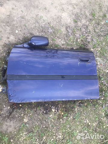 Дверь Левая передняя Субару(Subaru) стекло зеркало