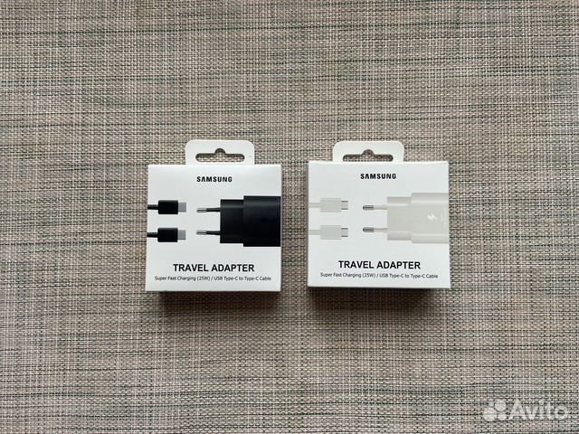 Зарядка Samsung 25w + кабель (Новые)