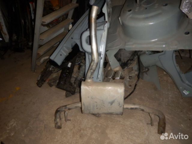 Глушитель задняя часть BMW X3 G01 бмв Х4 G02