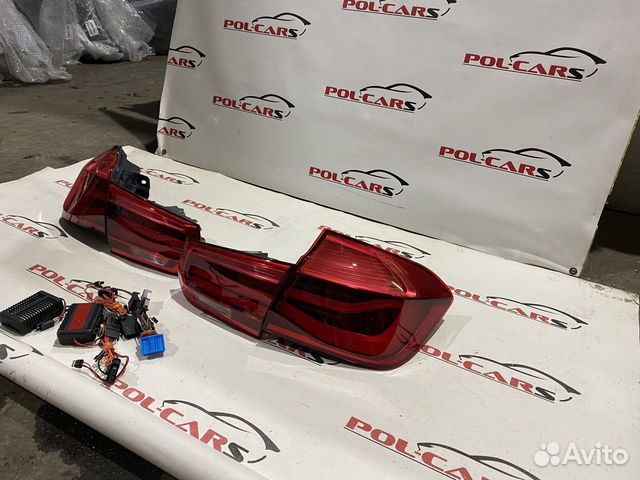 BMW F30 красные фонари LED рестайл а.4