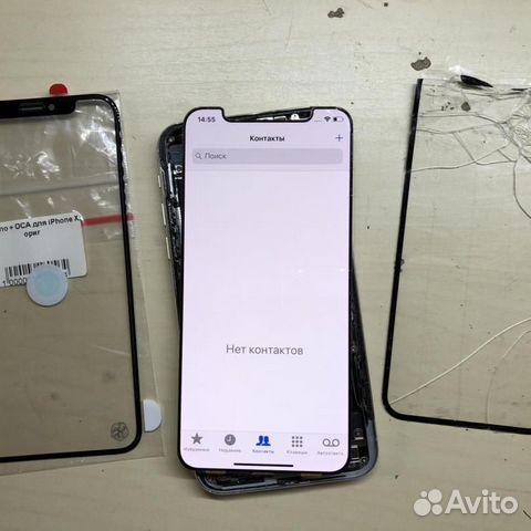 Переклейка стекла iPhone, Samsung,Honor и др