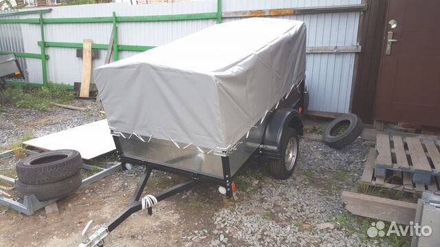 Прицеп с высоким тентом Б-2 усиленный