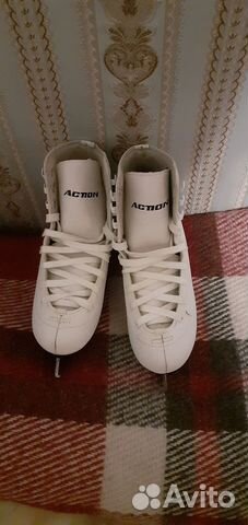 Коньки фигурные детские 34 размер