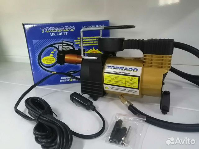 Компрессор автомобильный торнадо