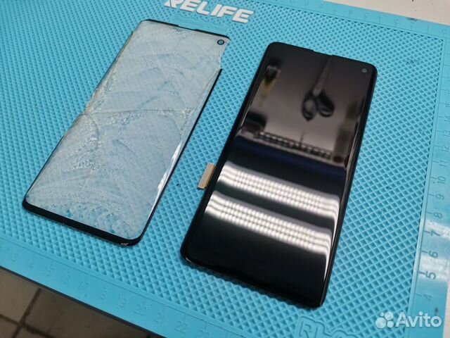 Замена разбитого стекла на Samsung