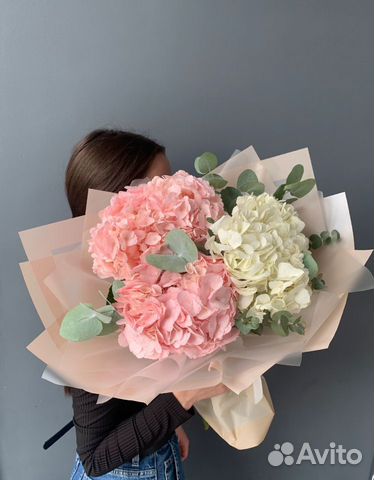 Цветы Казань.Букет из гортензий.Доставка