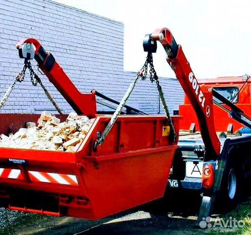 Вывоз строительного мусора контейнером