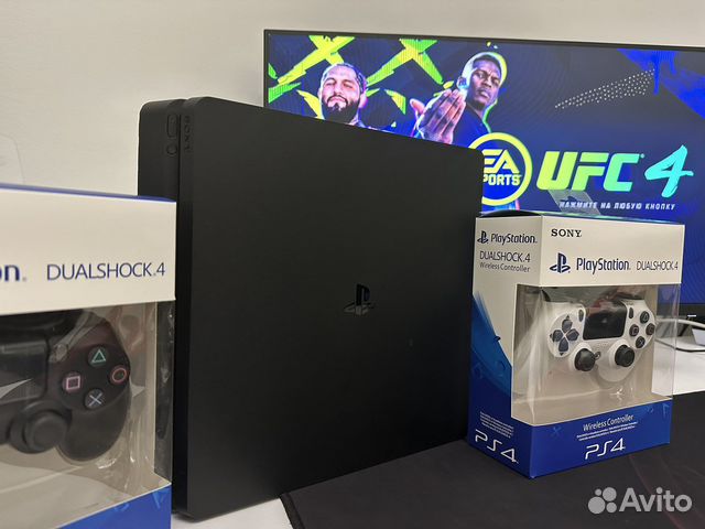 Sony PlayStation 4 slim + 40 игр