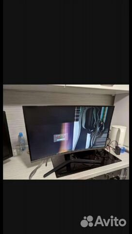 Монитор Samsung c27r500fhi битый экран