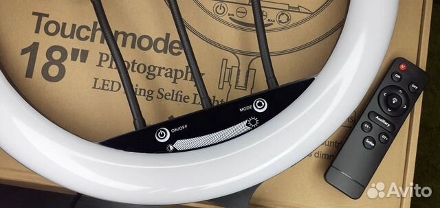 Кольцевая лампа 45см Умный сенсор Touch Mode