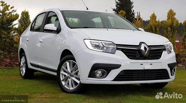 Бампер передний Рено Логан 2 2014-18 белый 369