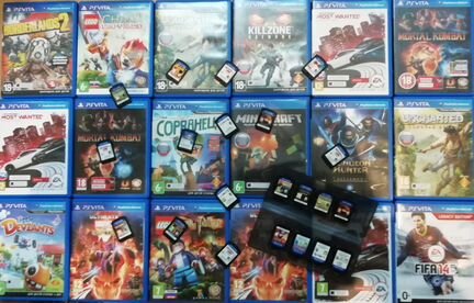 PS Vita Игры, Minecraft, Mortal, Most Wanted итд
