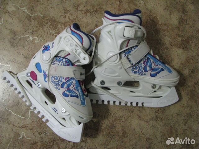 Фигурные коньки раздвижные новые