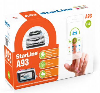 Автосигнализация с автозапуском StarLine A93 V2 эк