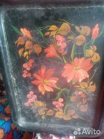 Поднос большой роспись хохлома