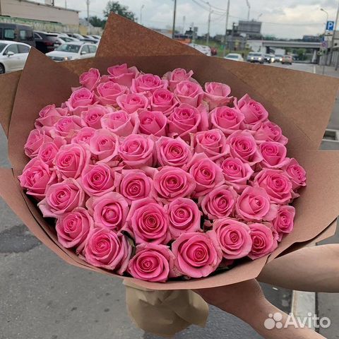 101 Роза букет из роз цветы доставка