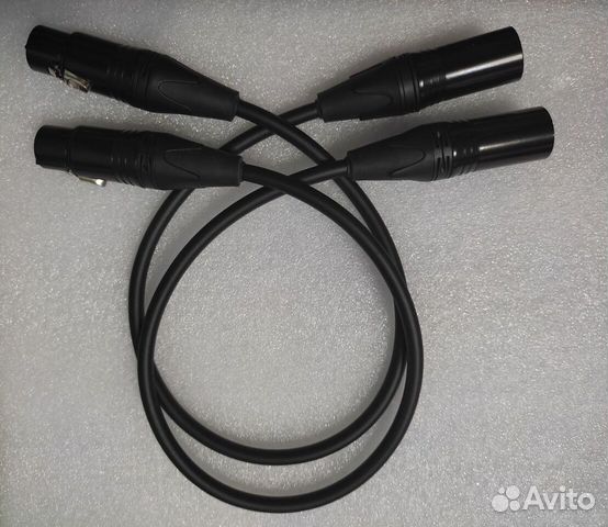 Коммутация балансная Canare XLR-XLR 0.5m