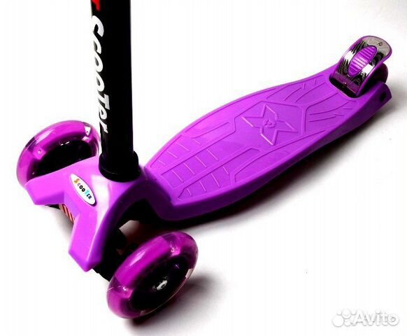 Самокат Scooter 980 фиолетовый