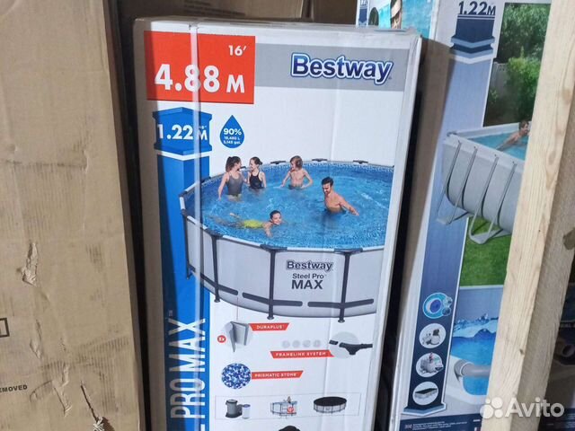 Каркасный бассейн4.88*h1.22m