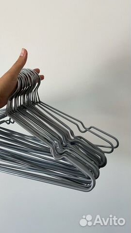 Плечики металлические с прорезиненным покрытием