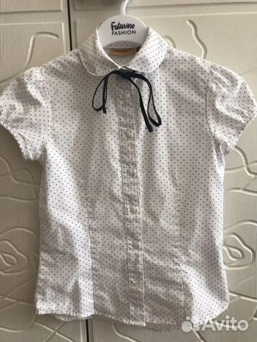 Блузка в школу размер 122