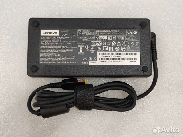Блок питания для Lenovo 20V 8.5A 170W