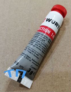 Защитная паста для тормозов 1400 Wurth (3 г)